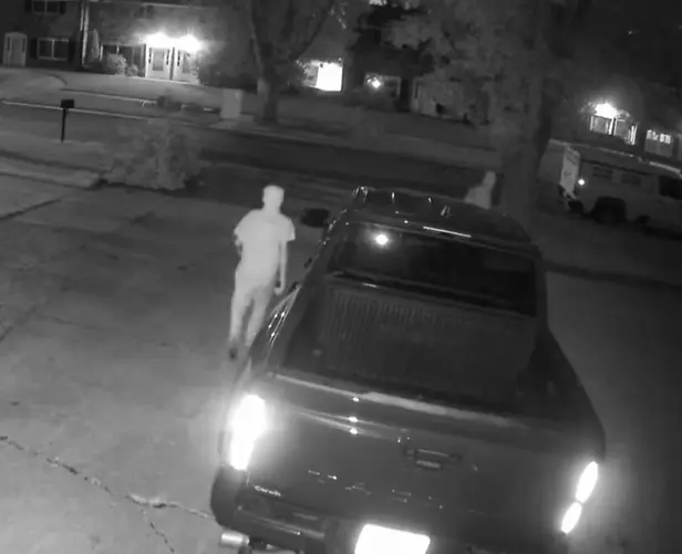 Image of suspects walking away