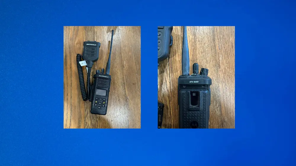 Hunter stolen radio