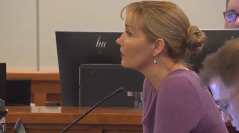 Image of Nicole Mitchell inside the Becker County District Courthouse