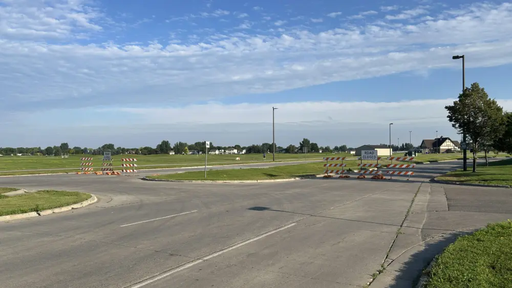 Construction on 34th Street in Moorhead