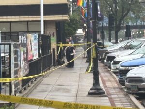 Image of investigators on scene