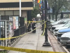 Image of investigators on scene