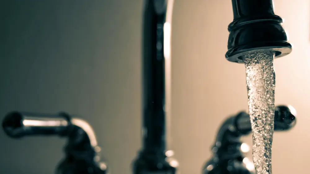 Generic image of running water faucet