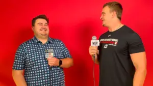 2 guys having a conversation