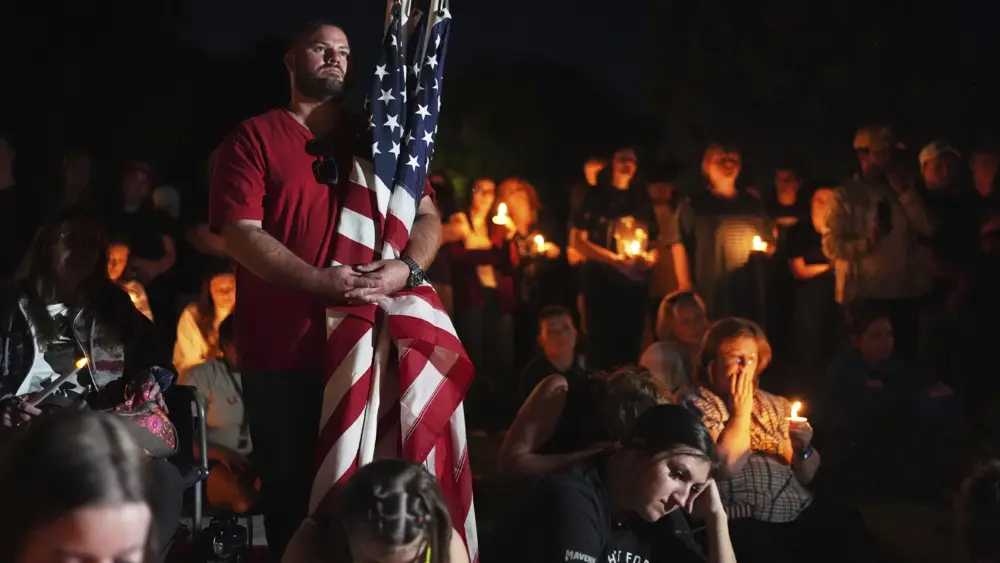 Charlie Kirk vigil