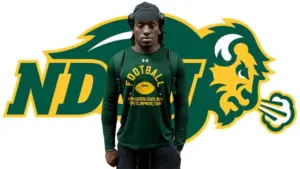 North Dakota State football running back Barika Kpeenu