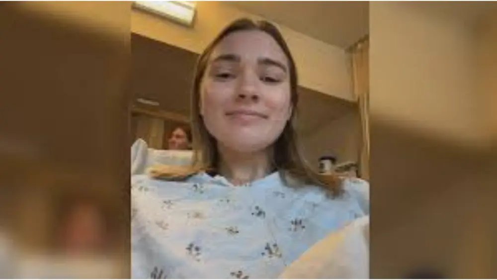 Image of Lily Thoreson at hospital