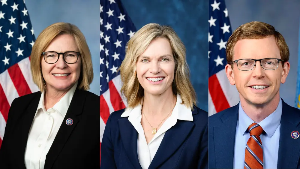Congresswomen Michelle Fischbach and Julie Fedorchak and Congressman Dusty Johnson