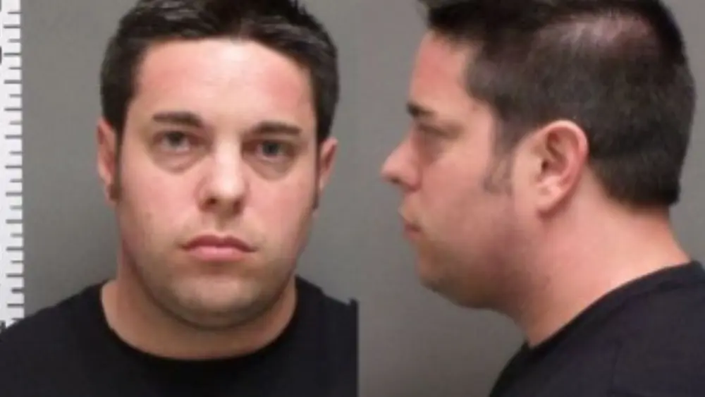 Man in a mugshot
