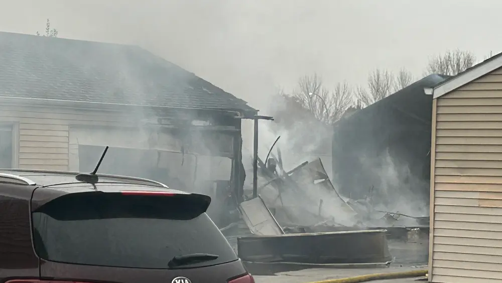 smoke from fire