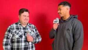 2 guys having a conversation