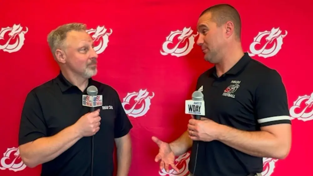 2 guys having a conversation