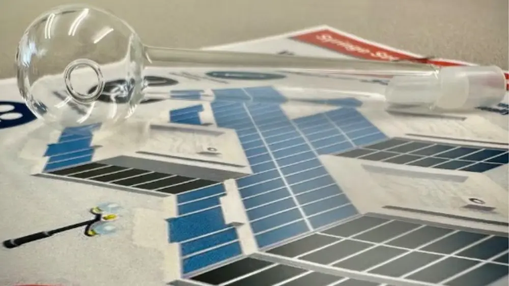 Glass pipe given to drug users by Fargo Cass Public Health