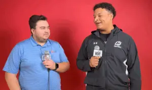 2 guys having a conversation