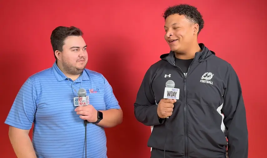 2 guys having a conversation