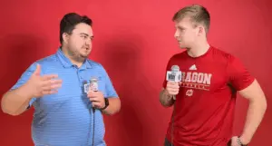 2 guys having a conversation