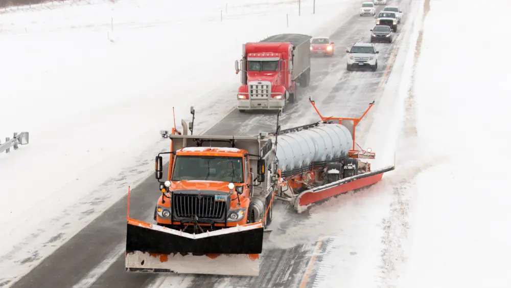 NDDOT snow plow