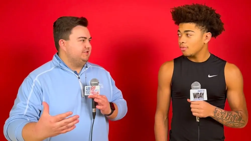 2 guys having a conversation