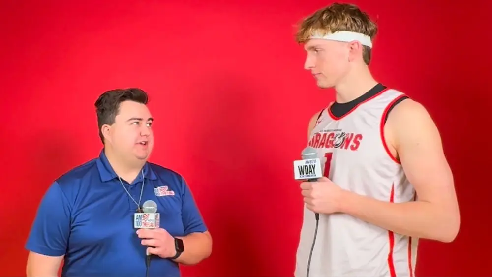 2 guys having a conversation