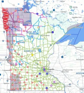 Minnesota road closures