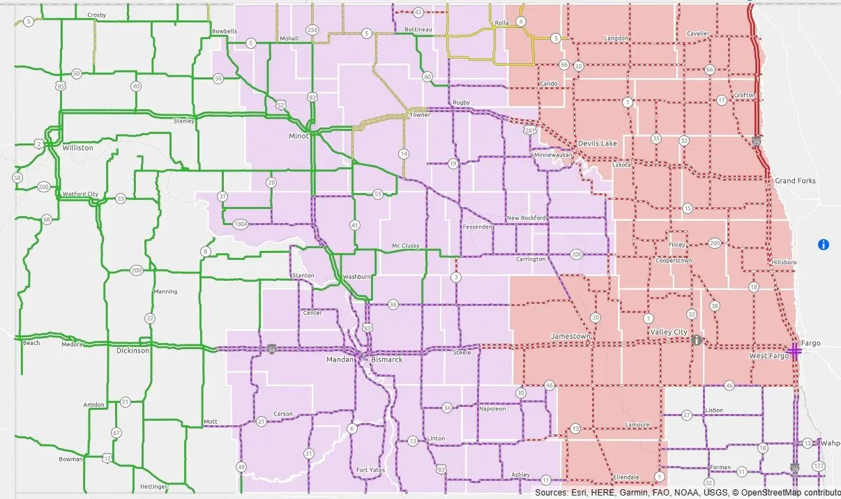 North Dakota no travel advisory