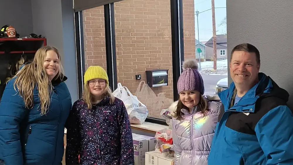 a four person family