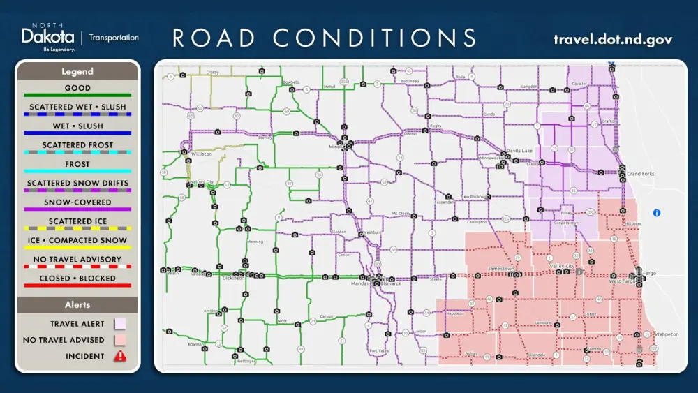 NDDOT road conditions