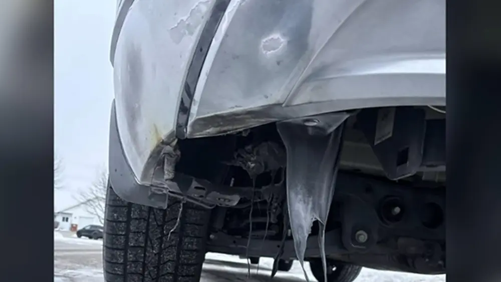 a vehicle's underside