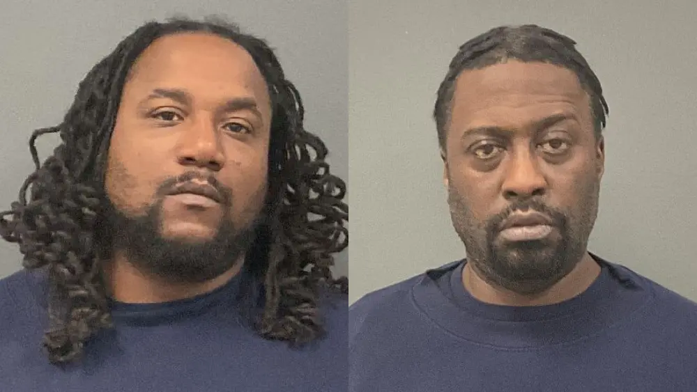 Mugshots of Harold Bowen and Malcolm Parker