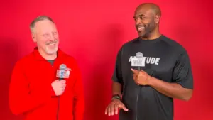 2 guys having a conversation