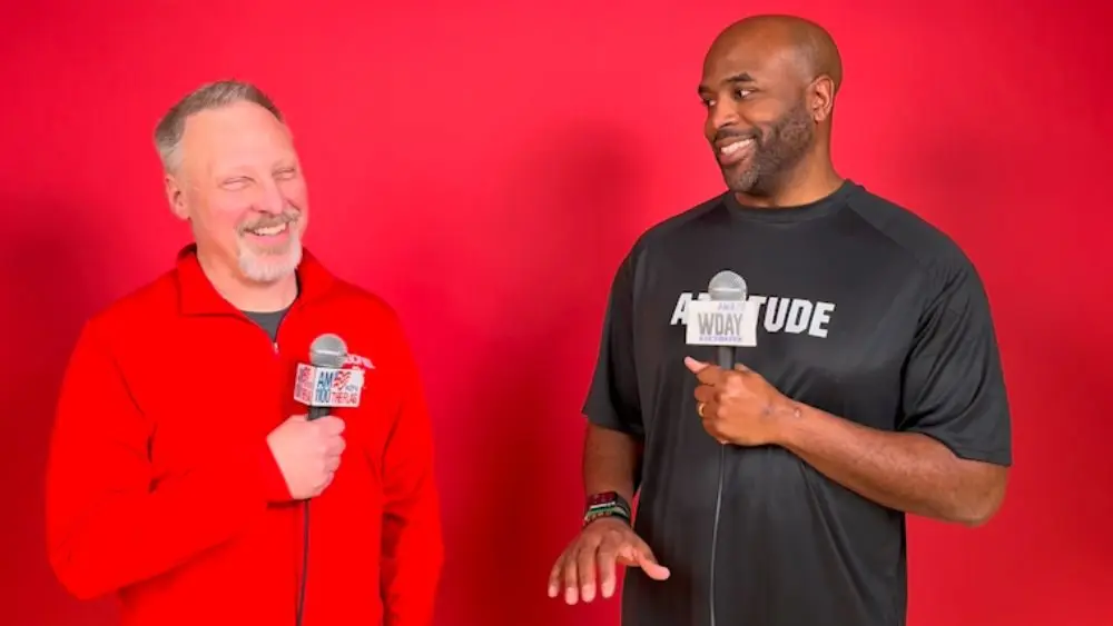 2 guys having a conversation