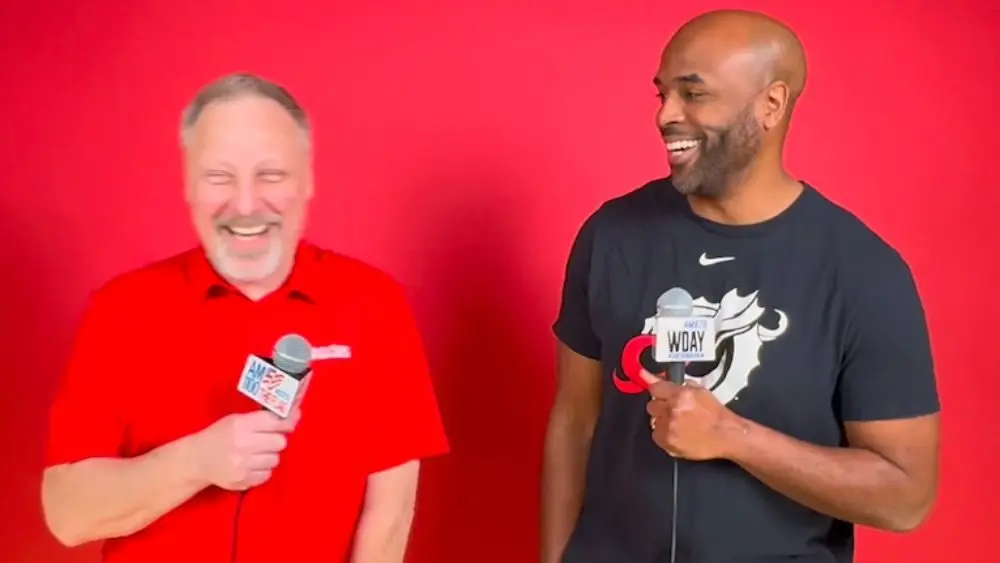 2 guys having a conversation