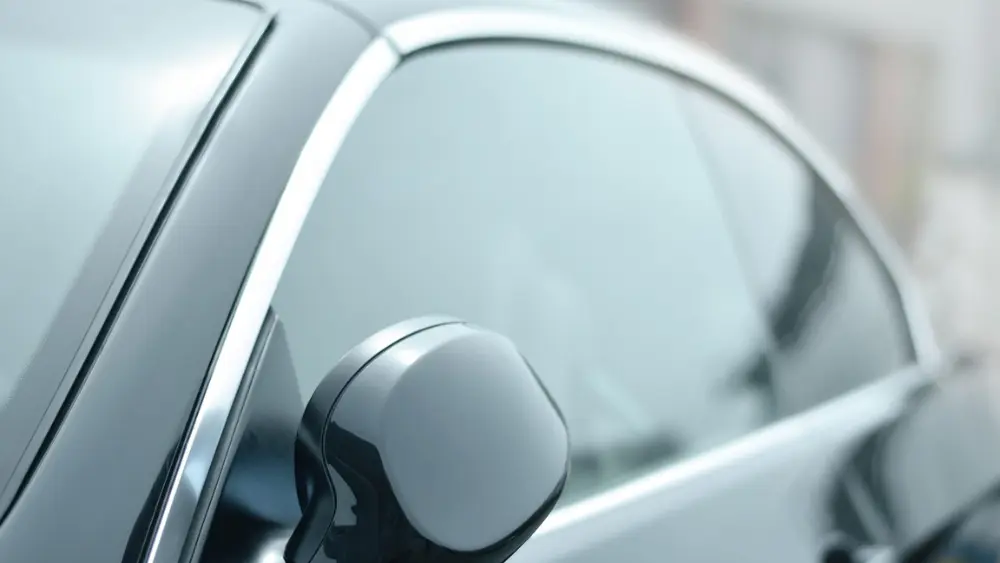 a car with tinted windows