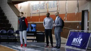 3 guys having a conversation