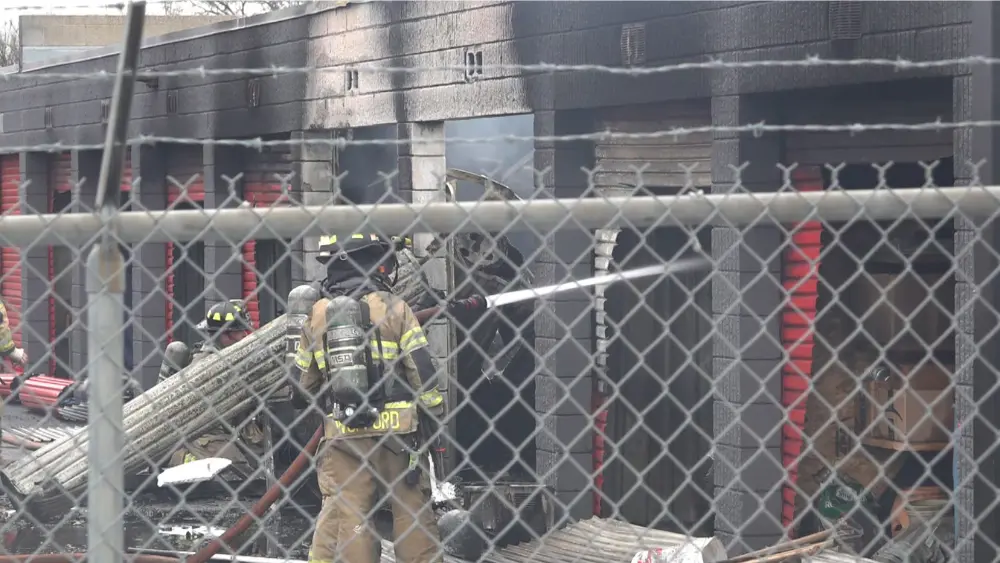 Fargo storage facility fire