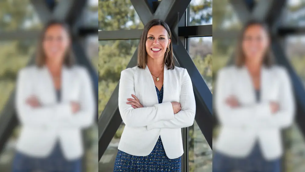 a woman in a white sweater