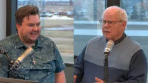 2 guys having a conversation