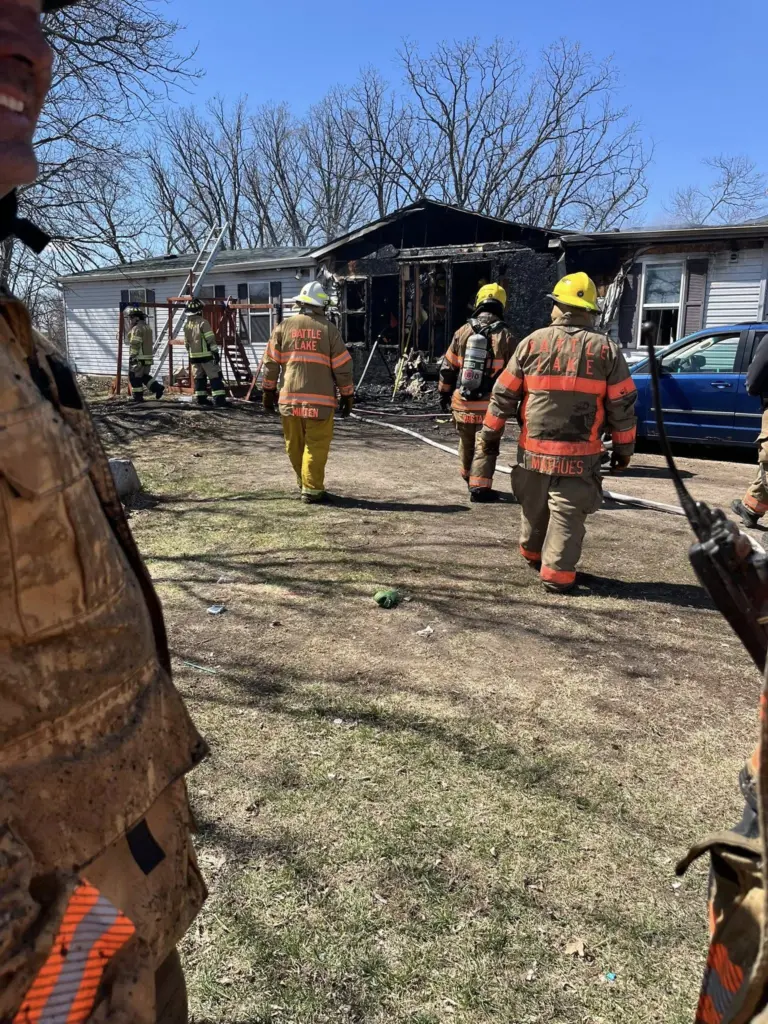 Battle Lake house fire