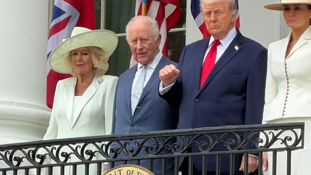 President Donald Trump King Charles