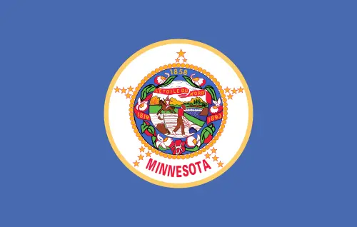 Old Minnesota state flag