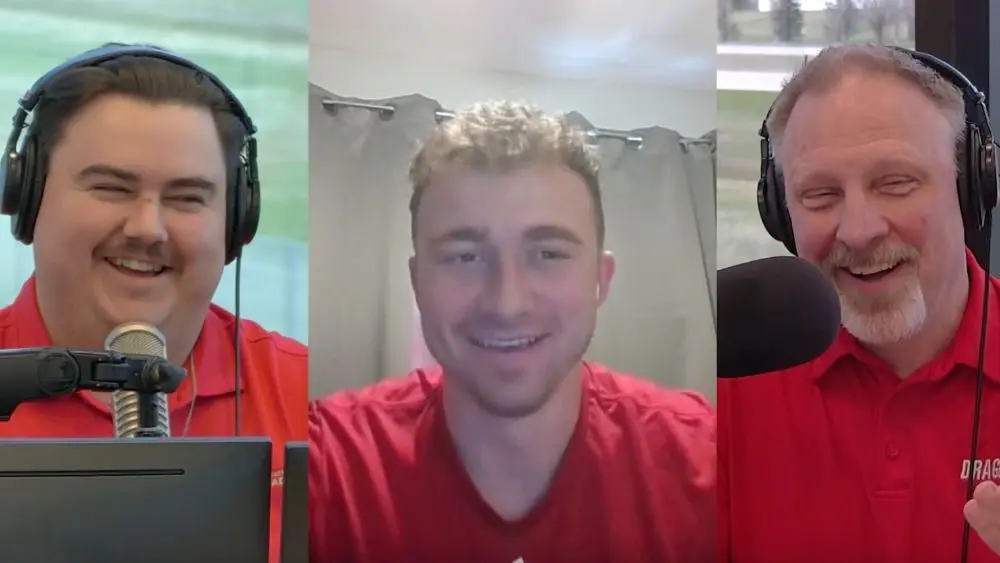 3 guys having a conversation over a video call