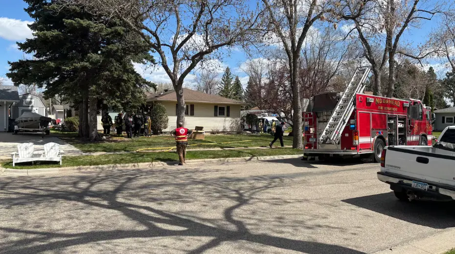 Moorhead attic fire