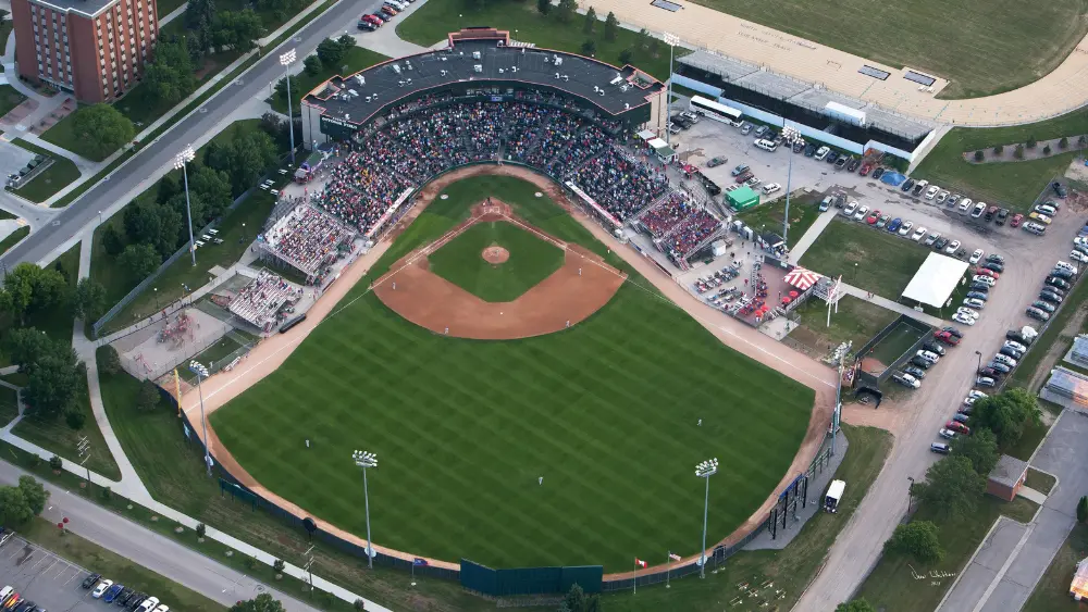 a baseball field