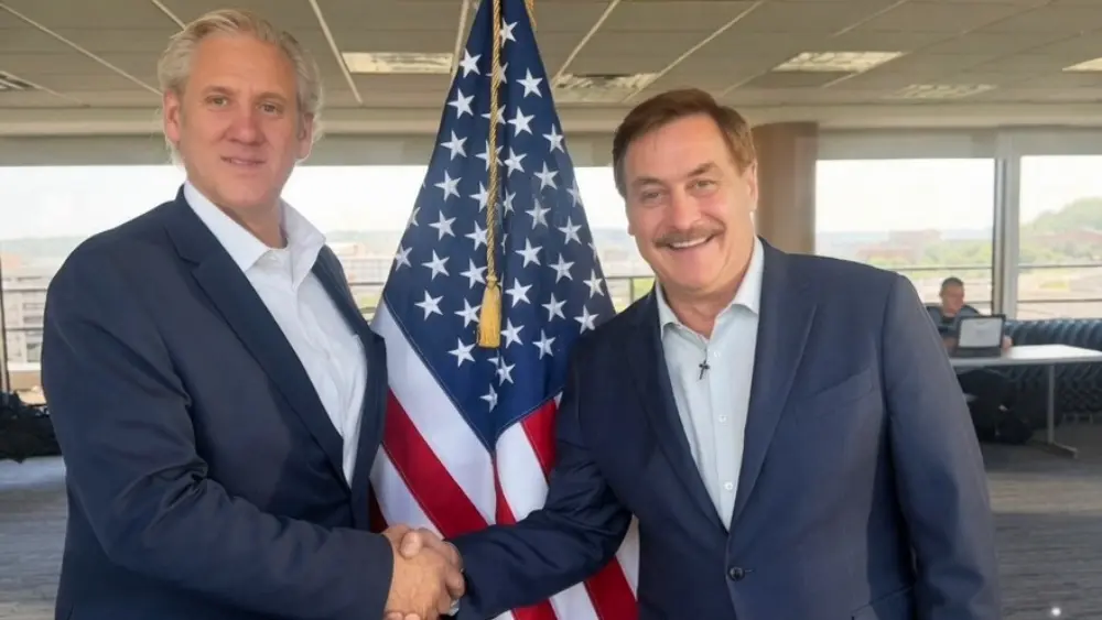 two men shaking hands