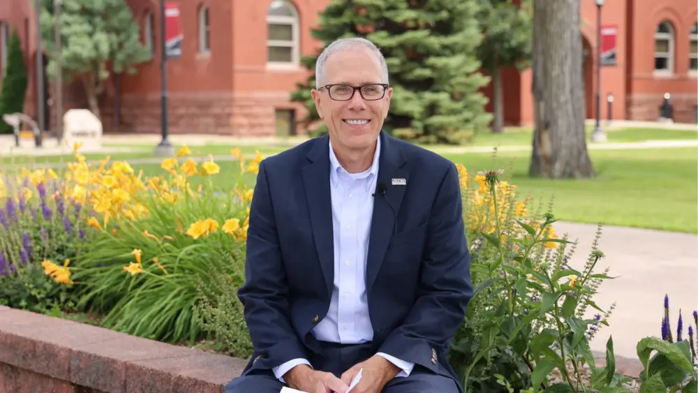 North Dakota State College of Science President Dr. Rod Flanigan