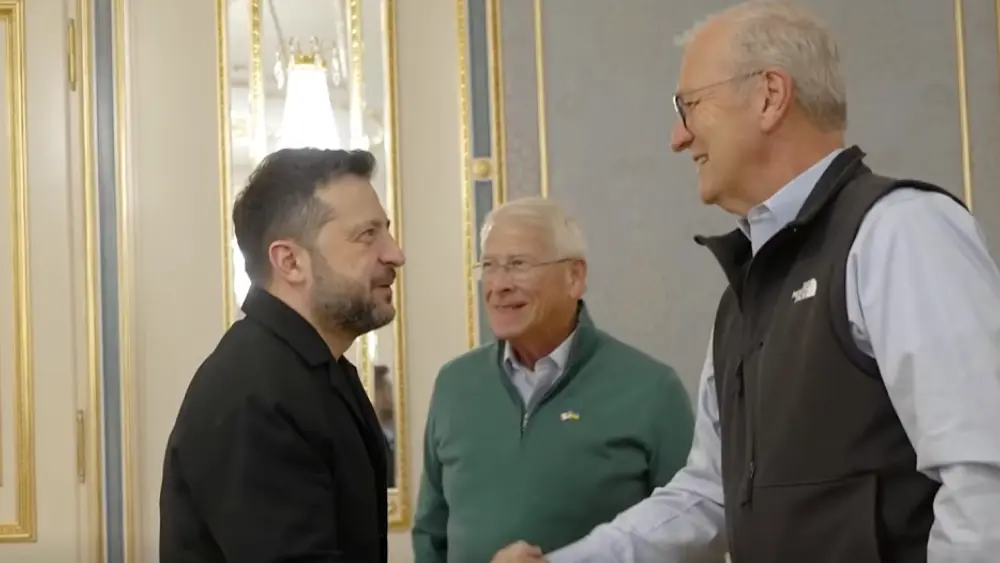 three men