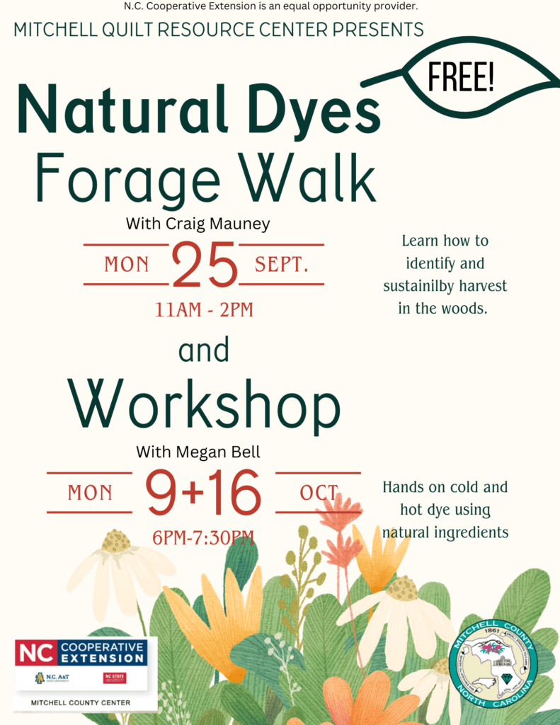 Natural Dyes Forage Walk and WKYK