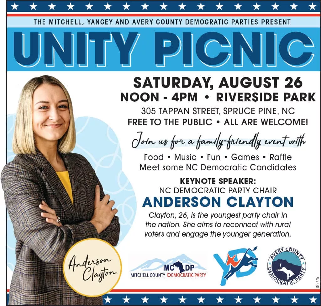 Unity Picnic Hosted by the Democratic Party of Mitchell, Yancey