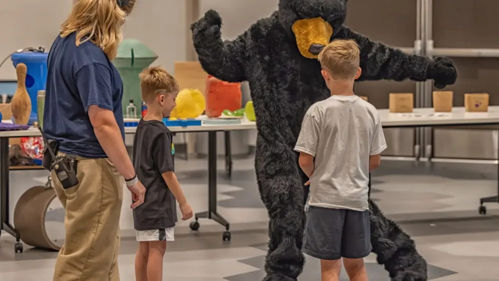 gmsf_millie-the-bear_animal-enrichment-day_photo-by-monty-combs_courtesy-of-grandfather-mountain-stewardship-foundation