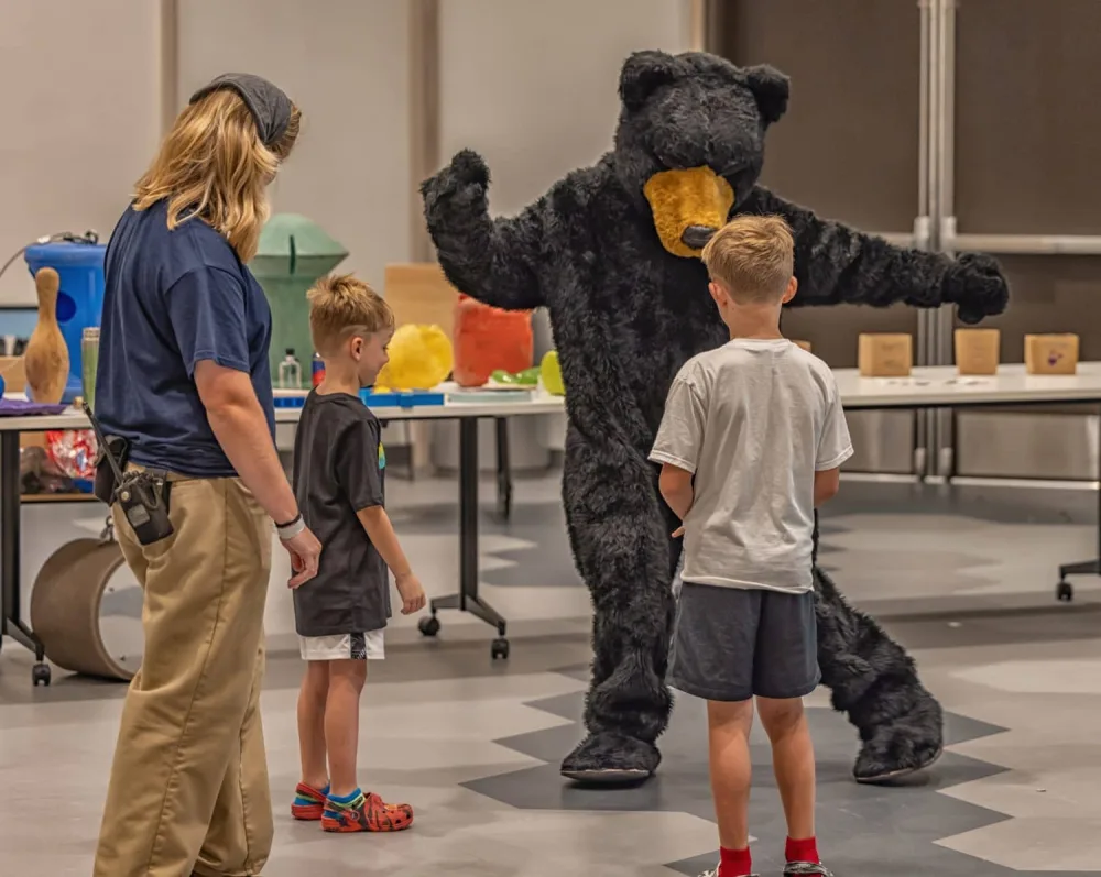 gmsf_millie-the-bear_animal-enrichment-day_photo-by-monty-combs_courtesy-of-grandfather-mountain-stewardship-foundation